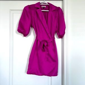 Xtraordinary Purple/Pink short wrap dress size 1